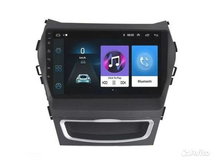Магнитола на Hyundai Santa Fe 3 Android