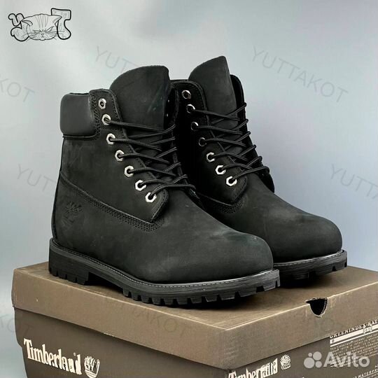 Ботинки Timberland 6 Inch Black Boots