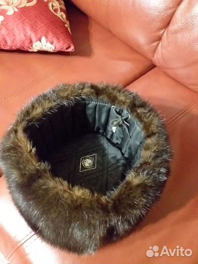 Норковая шапка мужская