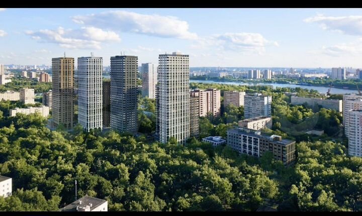 Своб. планировка, 46 м², 25/35 эт.