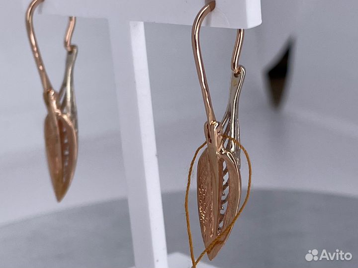 Золотые серьги 4.63 гр