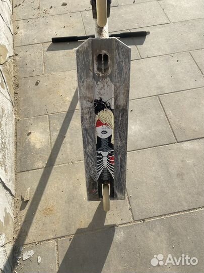 Трюковой самокат бу без трещин стрит