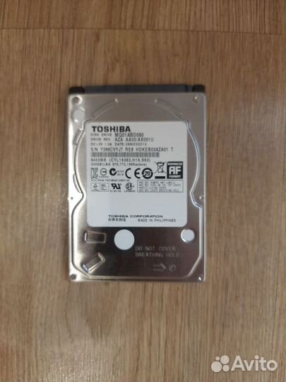 HDD для ноутбука 500gb