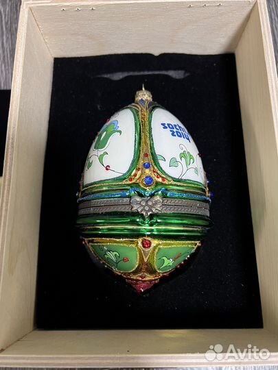 Komozja яйцо Фаберже Сочи 2014 стразы Swarovski