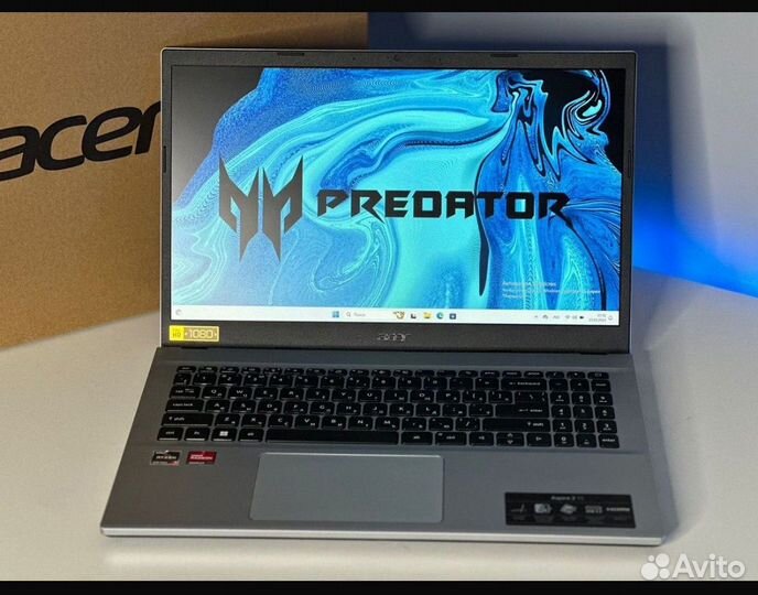 Ноутбук новый Ryzen 7 5700U 16/512 IPS
