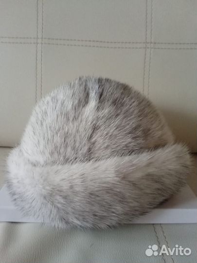 Шапка зимняя норковая женская