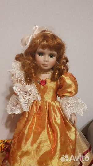Кукла фарфоровая коллекционная