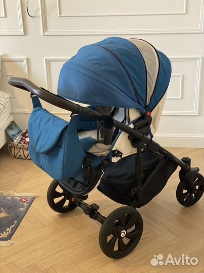 Коляска tutis viva life синяя