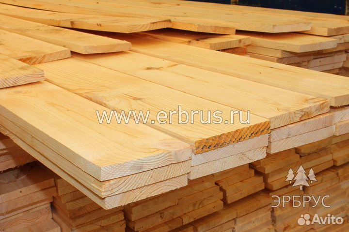 Доска строганная 25х150х6000