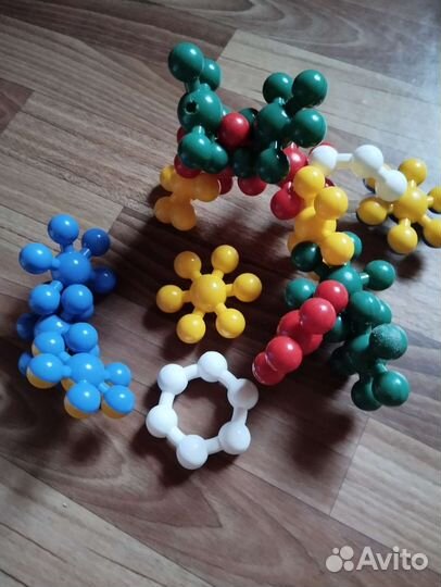 Конструктор пластиковый 4 вида