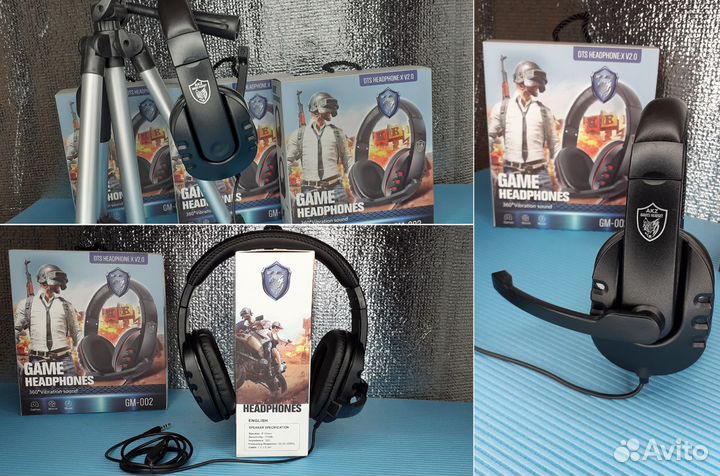 Игровые наушники Swat Game Stereo Полноразмерные