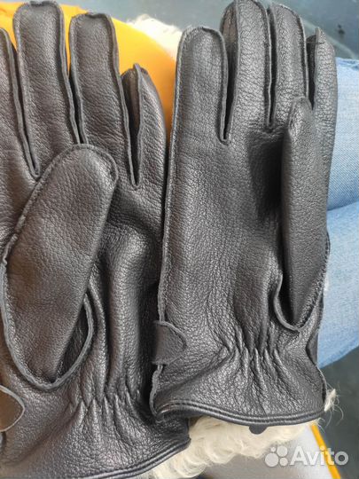 Мужские кожаные перчатки 9.5