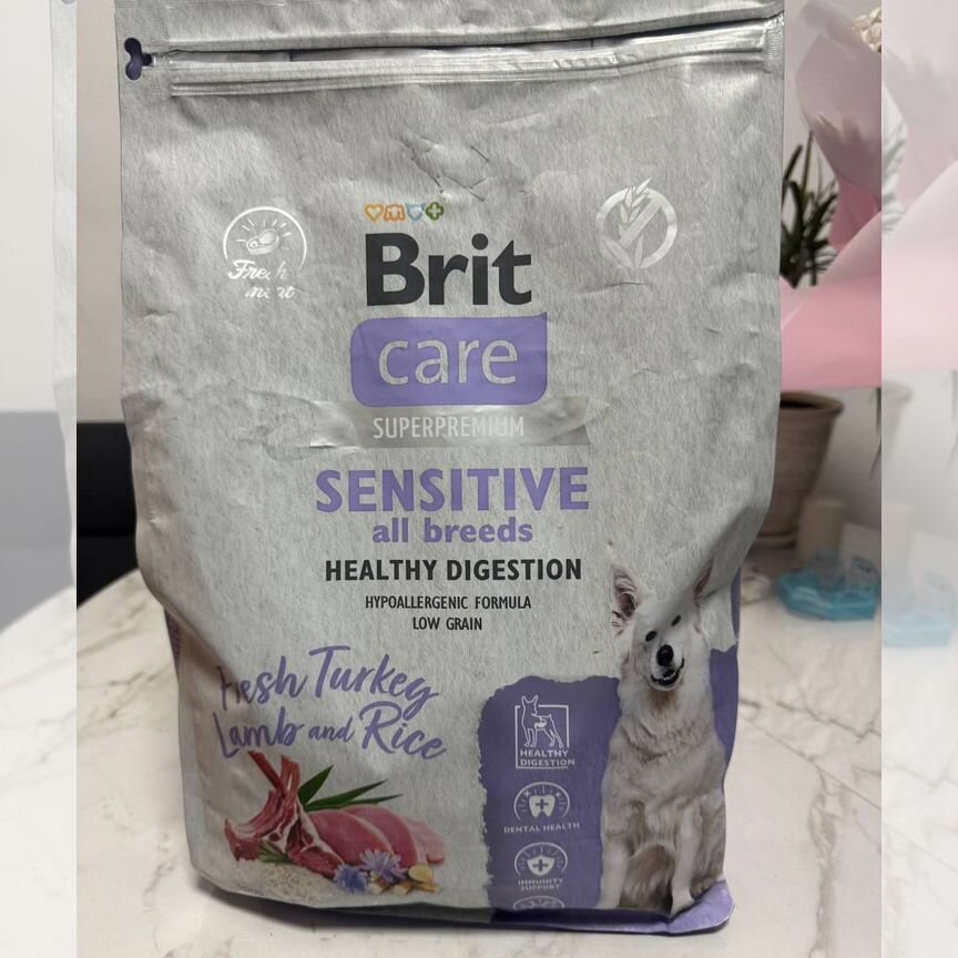 Сухой корм Brit Care Adult Sensitive инд./ягн