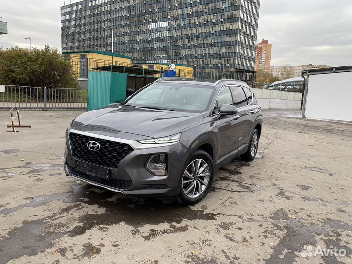 Hyundai Santa Fe 2.0 AT, 2018, 180 000 км