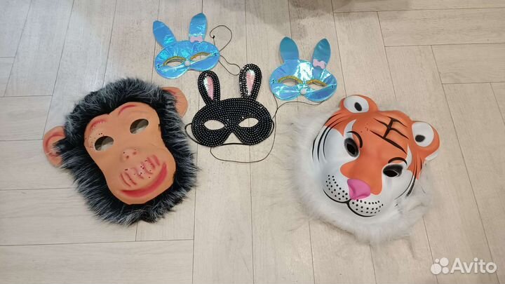 Маска маскарадная женская, детская и мужская