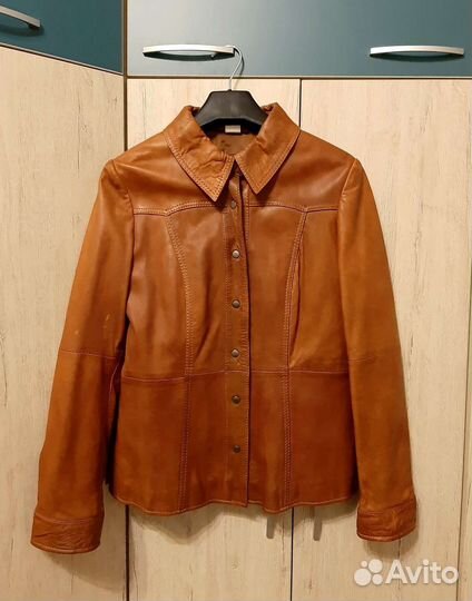 Куртка кожаная женская