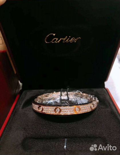 Золотой браслет Cartier 3.41 ct