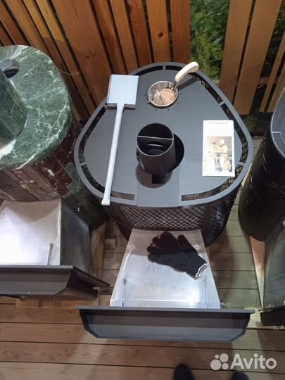 Печь для бани с закрытой каменкой