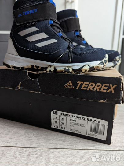 Ботинки зимние Adidas для мальчика 35