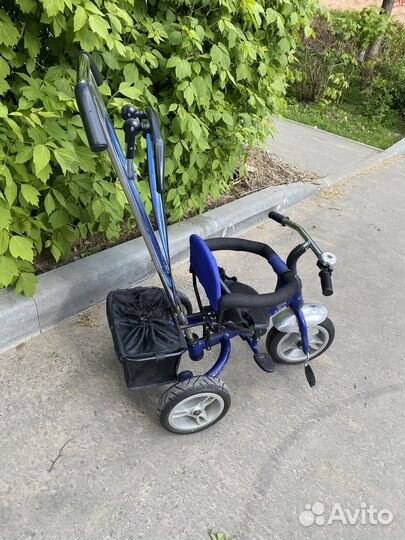 Детский велосипед с ручкой Capella Air Trike