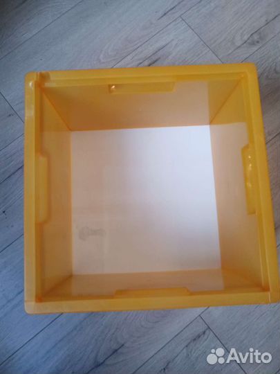 Икеа Складной ящик для игрушек с крышкой