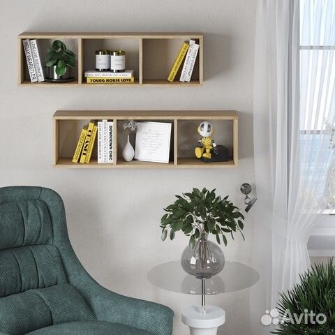 Настенная полка пд-3 Дуб сонома