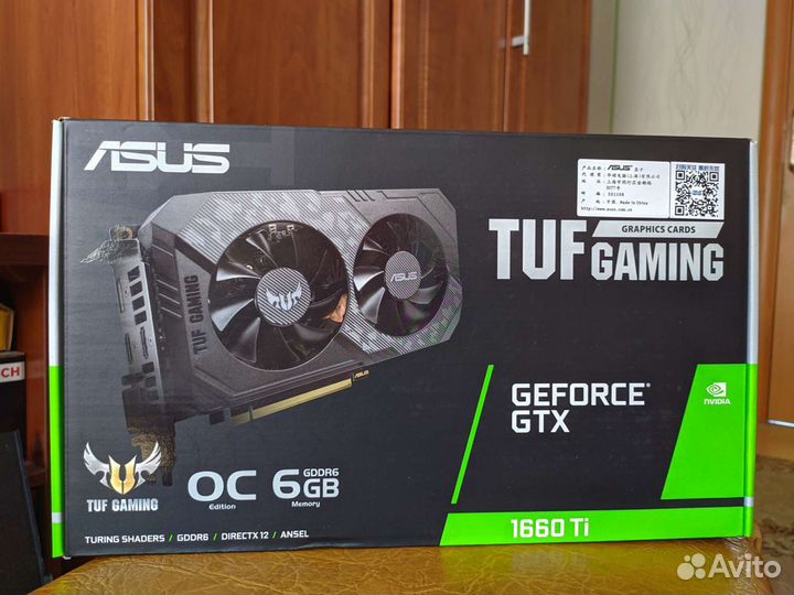 Asus GTX 1660 Ti 6Gb Новая