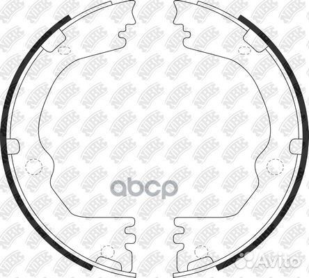 Колодки торм.бараб. FN0691 NiBK