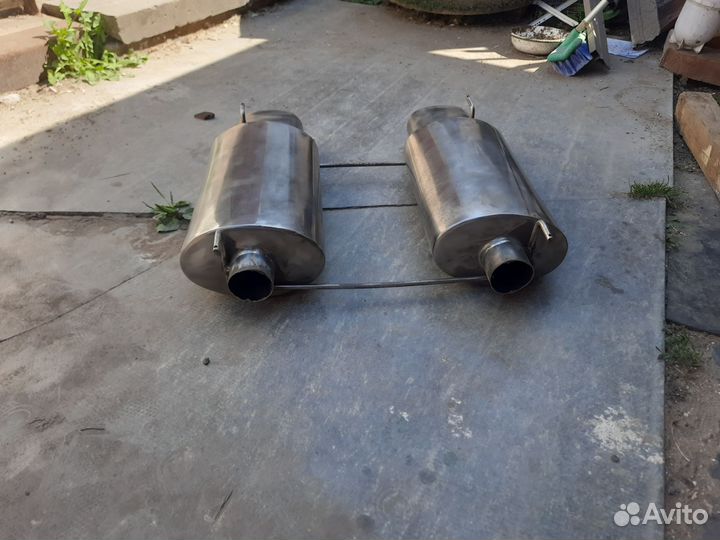 Продам нержавейка глушитель
