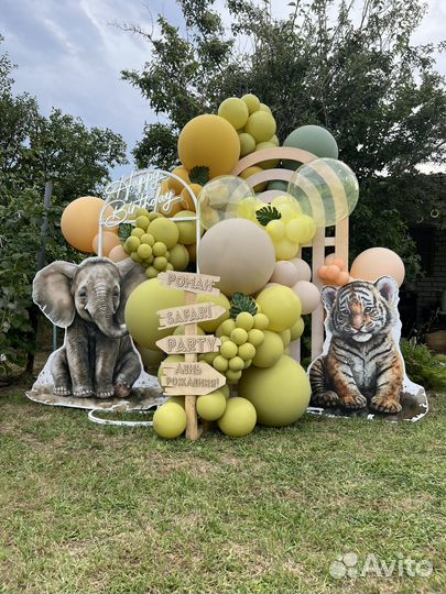 Воздушные и гелиевые шары, фотозона