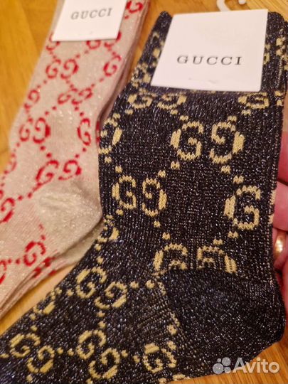 Носки женские с люрексом