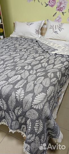 Муслиновый плед покрывало