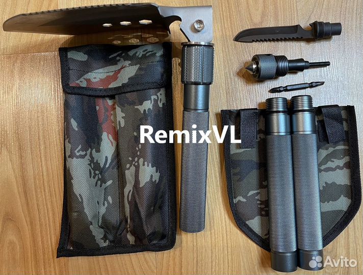 Видео обзор набор инструментов лопата мультитул