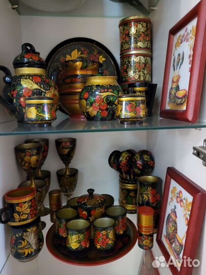 Хохлома посуда