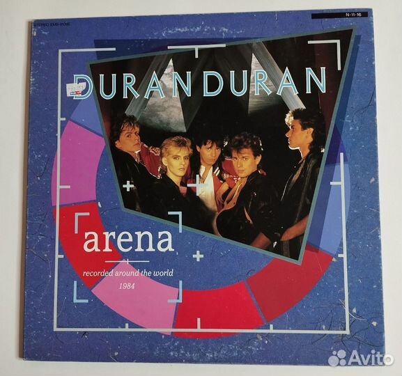 Винтажная виниловая пластинка LP Duran Duran Arena