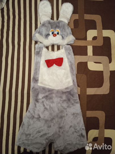 Новогодний костюм зайца для мальчика