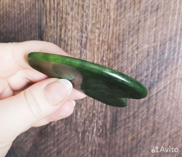 Скребок гуаша массажёр для лица