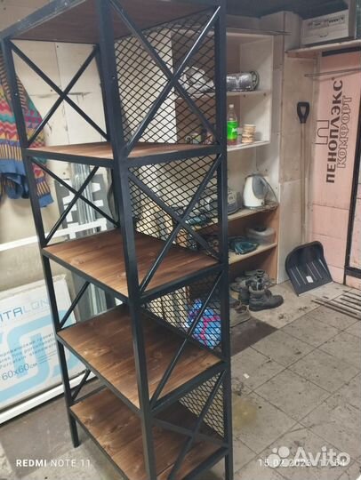 Стеллаж в стиле лофт