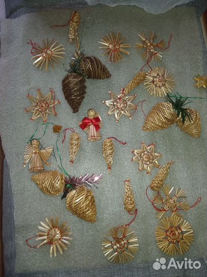 Елочные игрушки СССР и новые импортные