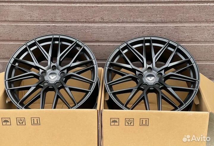 Диски Vorsteiner VF107 R19 5*112 чёрный матовый