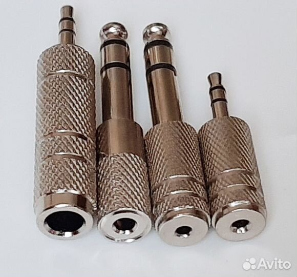 Штекер-переходник с 2,5 и 3.5 на 6.3 мм и наоборот