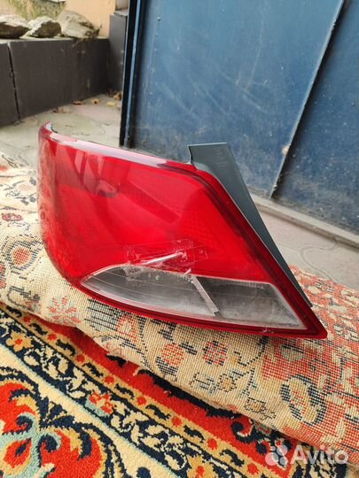 Задние фонари на hyundai solaris 1 рестайл седа