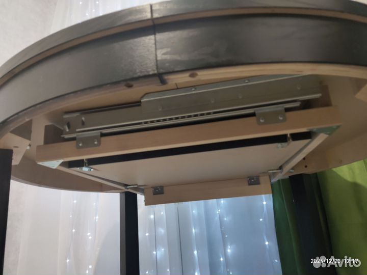 Круглый стол раздвижной бу