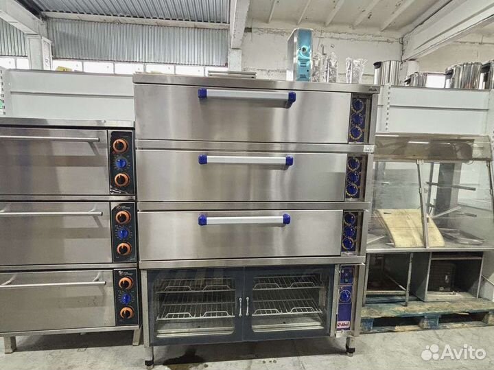 Шкаф пекарский Abat эш-3К с Шкаф расстоечный Abat шрт 4-эш