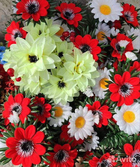 Искусственные цветы букеты