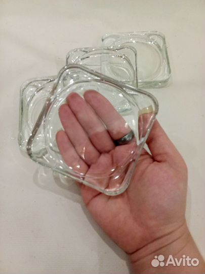 Подсвечники IKEA Glasig 4 штуки пакетом