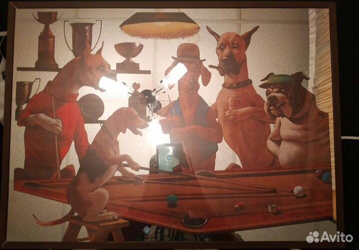 Картина про бильярд