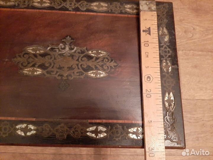 Ларец дорожный,шкатулка с зеркалом 18в