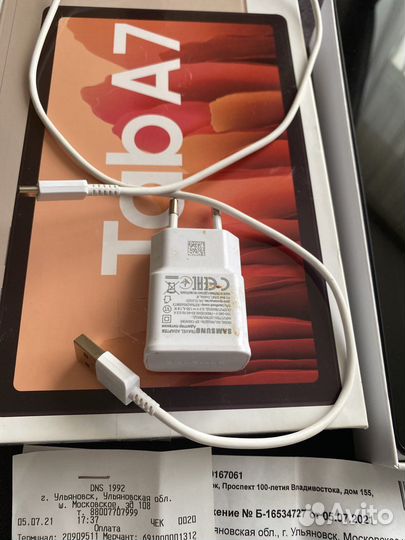 Планшет samsung galaxy tab a7 10.4 wifi 64 гб