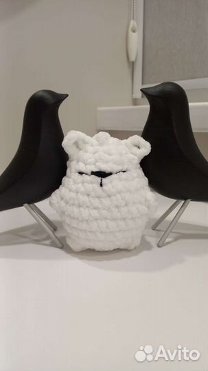 Вязанный мишка из Pinterest